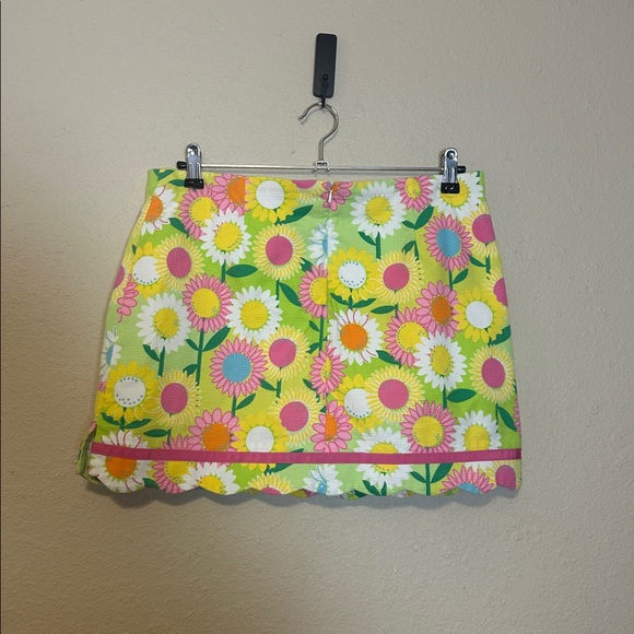 Vintage Lilly Pulitzer Large Flower Print Skirt Size 8 - Picture 5 of 7
